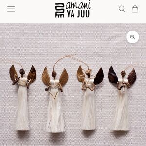 Set of Handcrafted Angel Ornaments